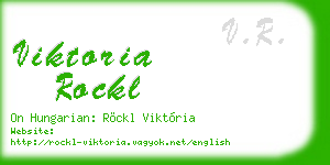 viktoria rockl business card